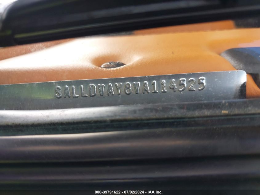 1997 Land Rover Defender VIN: SALLDVAY8VA114525 Lot: 39791622