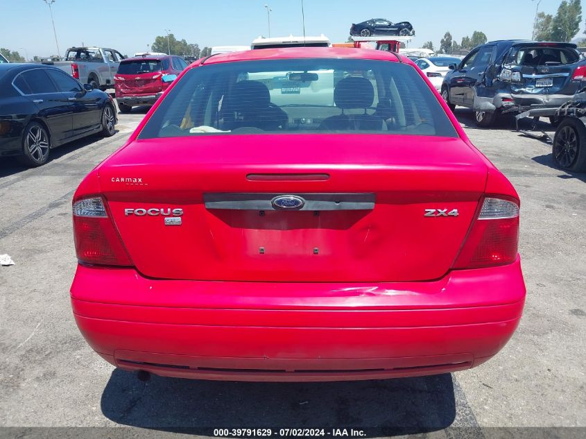 2006 Ford Focus Zx4 VIN: 1FAHP34N66W235486 Lot: 39791629