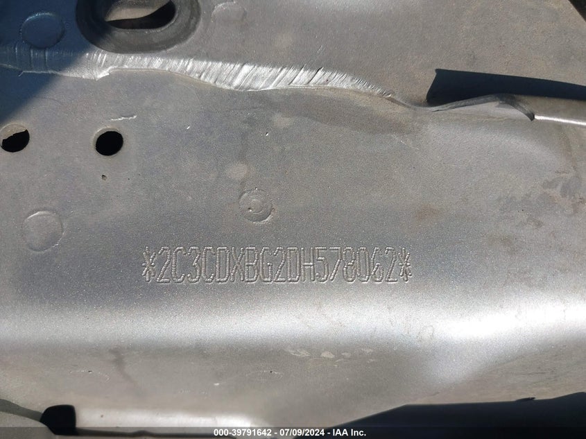 2013 Dodge Charger Se VIN: 2C3CDXBG2DH578062 Lot: 39791642