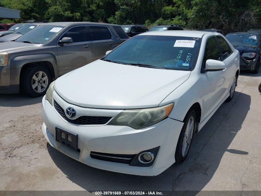 2013 Toyota Camry Se VIN: 4T1BF1FKXDU675757 Lot: 39791669