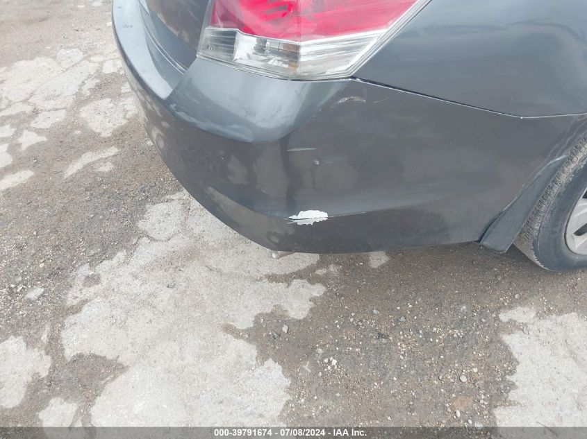 2010 Honda Accord 2.4 Lx VIN: 1HGCP2F39AA038605 Lot: 39791674