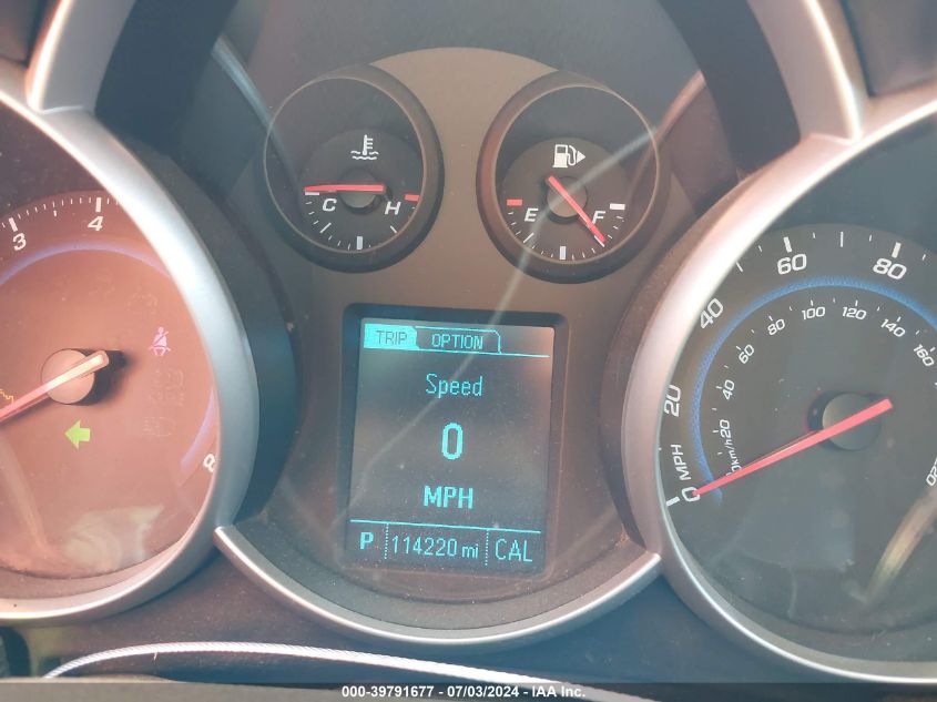 2014 Chevrolet Cruze 2Lt Auto VIN: 1G1PE5SB9E7309226 Lot: 39791677