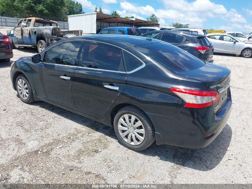 2015 Nissan Sentra Sv VIN: 3N1AB7AP3FY261921 Lot: 39791706