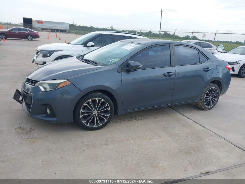 2015 Toyota Corolla S Plus VIN: 5YFBURHE5FP322441 Lot: 39791710