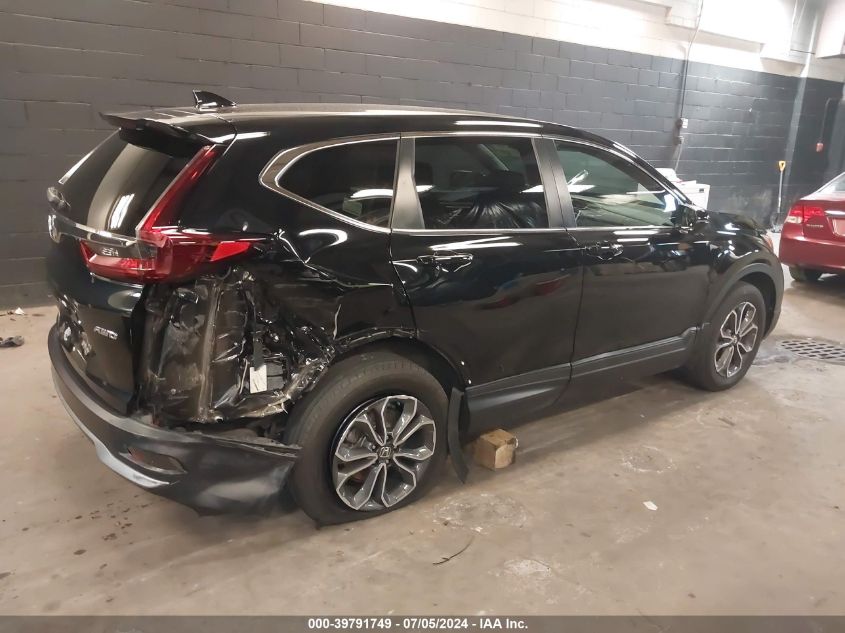 2021 Honda Cr-V Awd Ex VIN: 2HKRW2H53MH648491 Lot: 39791749