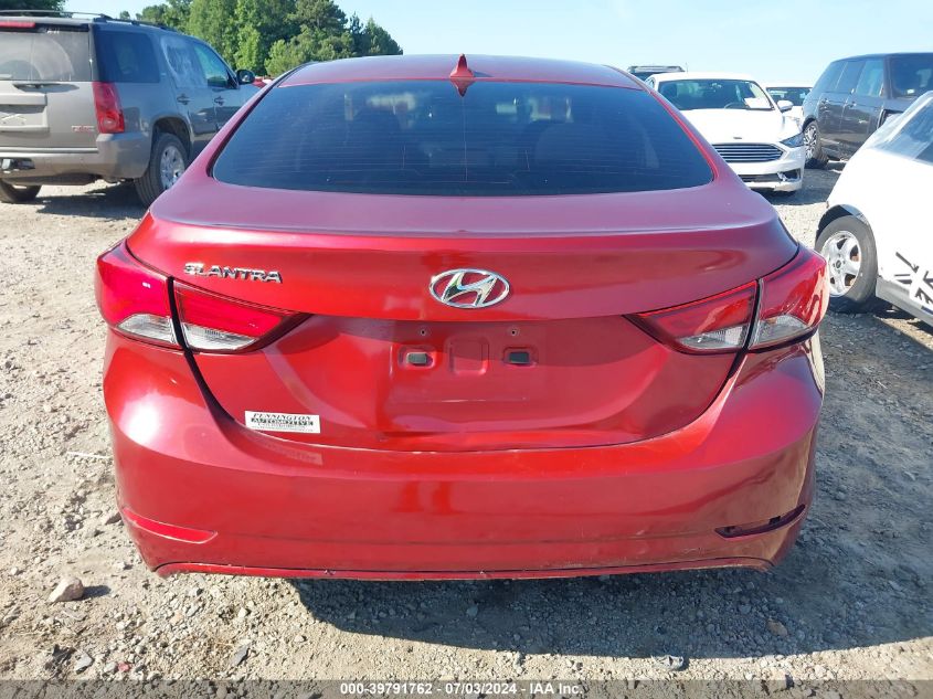 2014 Hyundai Elantra Se VIN: 5NPDH4AE7EH530990 Lot: 39791762