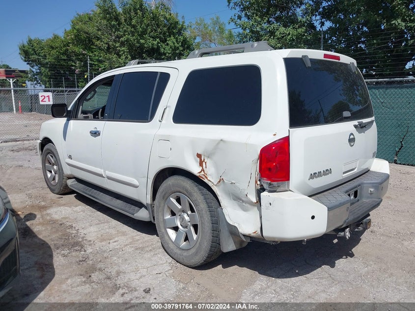 2006 Nissan Armada Le VIN: 5N1AA08AX6N726440 Lot: 39791764