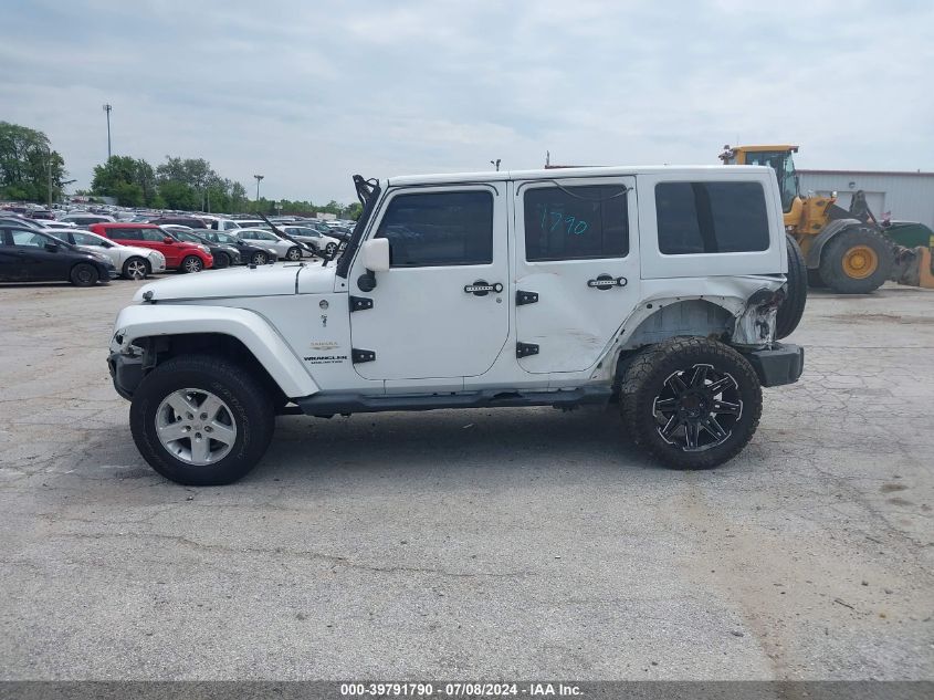 2014 Jeep Wrangler Unlimited Sahara VIN: 1C4BJWEG5EL233778 Lot: 39791790