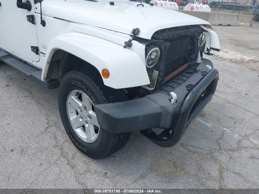 2014 Jeep Wrangler Unlimited Sahara VIN: 1C4BJWEG5EL233778 Lot: 39791790