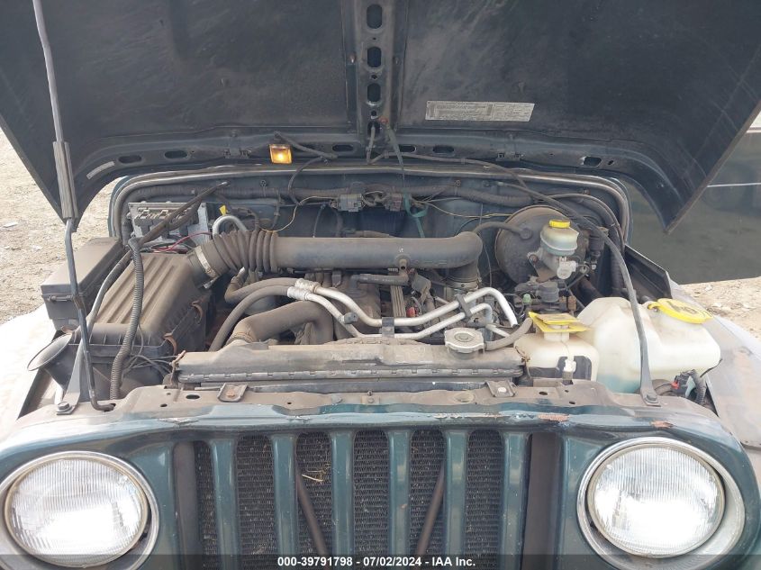 2003 Jeep Wrangler X VIN: 1J4FA39S33P347681 Lot: 39791798