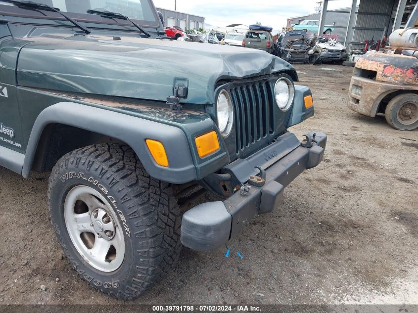 2003 Jeep Wrangler X VIN: 1J4FA39S33P347681 Lot: 39791798