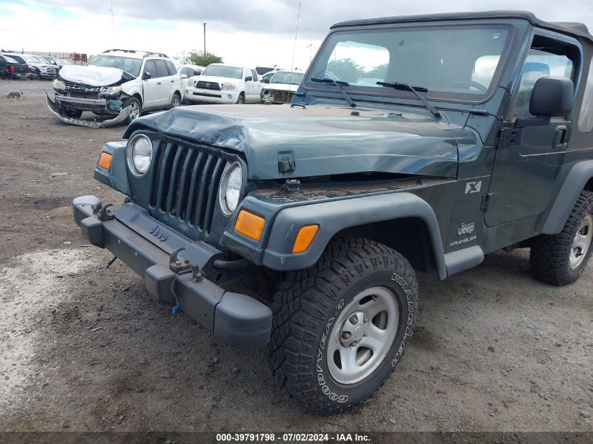 2003 Jeep Wrangler X VIN: 1J4FA39S33P347681 Lot: 39791798