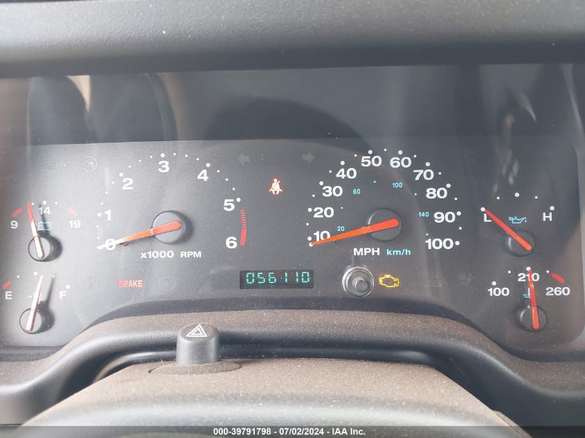 2003 Jeep Wrangler X VIN: 1J4FA39S33P347681 Lot: 39791798