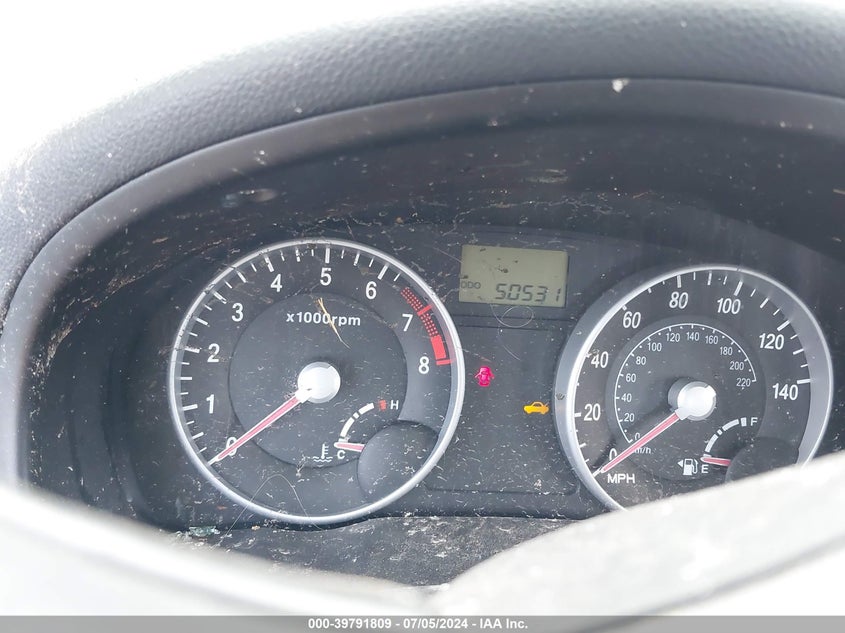 2007 Hyundai Accent Se VIN: KMHCN36C57U045712 Lot: 39791809