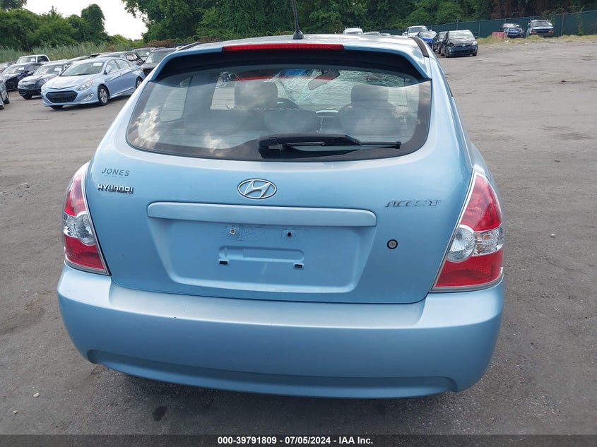 2007 Hyundai Accent Se VIN: KMHCN36C57U045712 Lot: 39791809
