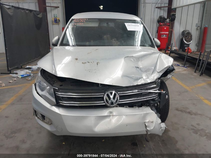 2012 Volkswagen Tiguan S VIN: WVGAV7AX6CW551511 Lot: 39791844