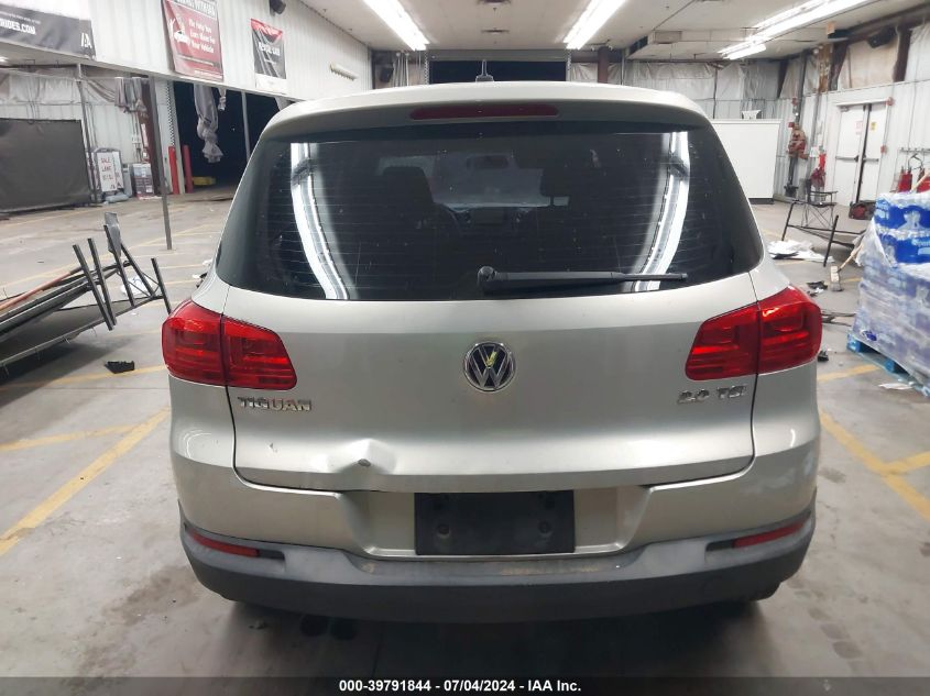 2012 Volkswagen Tiguan S VIN: WVGAV7AX6CW551511 Lot: 39791844