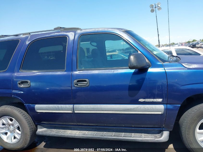 2003 Chevrolet Tahoe Ls VIN: 1GNEC13Z03R135421 Lot: 39791852