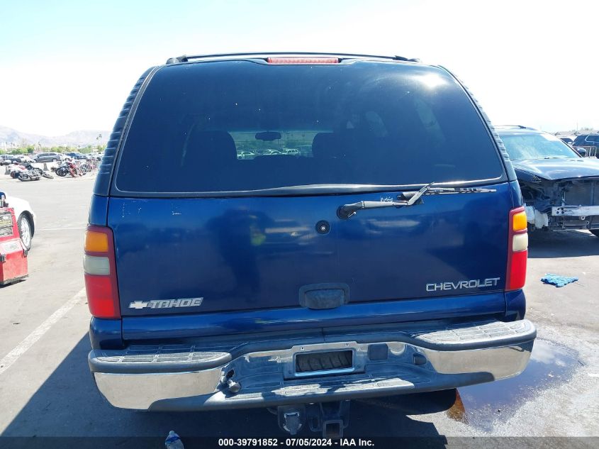 2003 Chevrolet Tahoe Ls VIN: 1GNEC13Z03R135421 Lot: 39791852