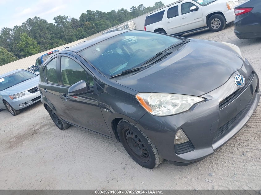 2012 Toyota Prius C VIN: JTDKDTB35C1510350 Lot: 39791860