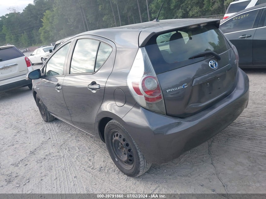 2012 Toyota Prius C VIN: JTDKDTB35C1510350 Lot: 39791860