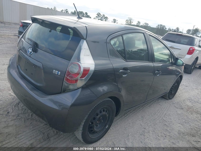 2012 Toyota Prius C VIN: JTDKDTB35C1510350 Lot: 39791860