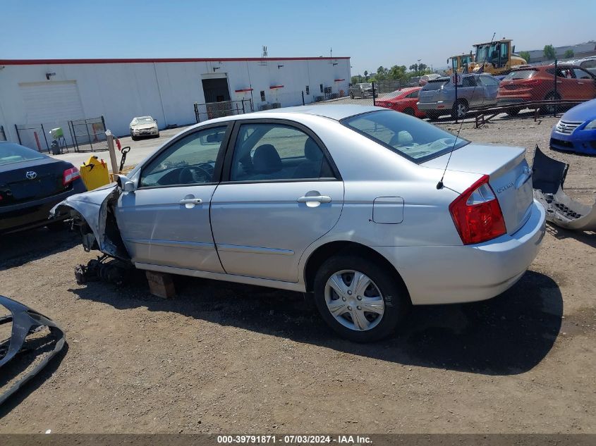 2006 Kia Spectra Lx/Ex VIN: KNAFE121465346035 Lot: 39791871