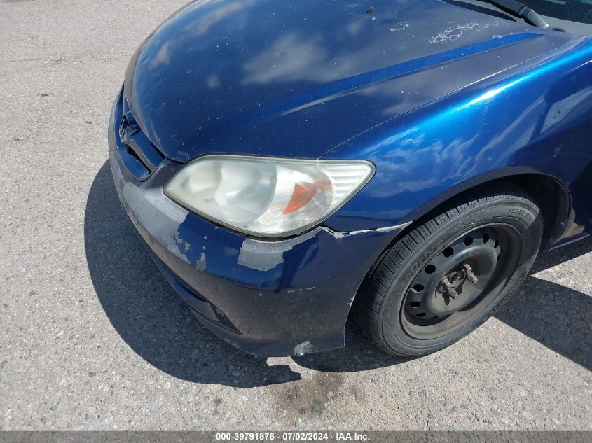 2004 Honda Civic Lx VIN: 1HGES16524L022547 Lot: 39791876