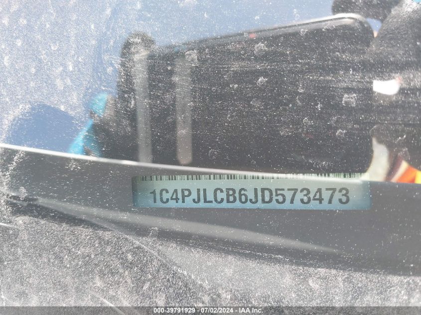 2018 Jeep Cherokee Latitude VIN: 1C4PJLCB6JD573473 Lot: 39791929