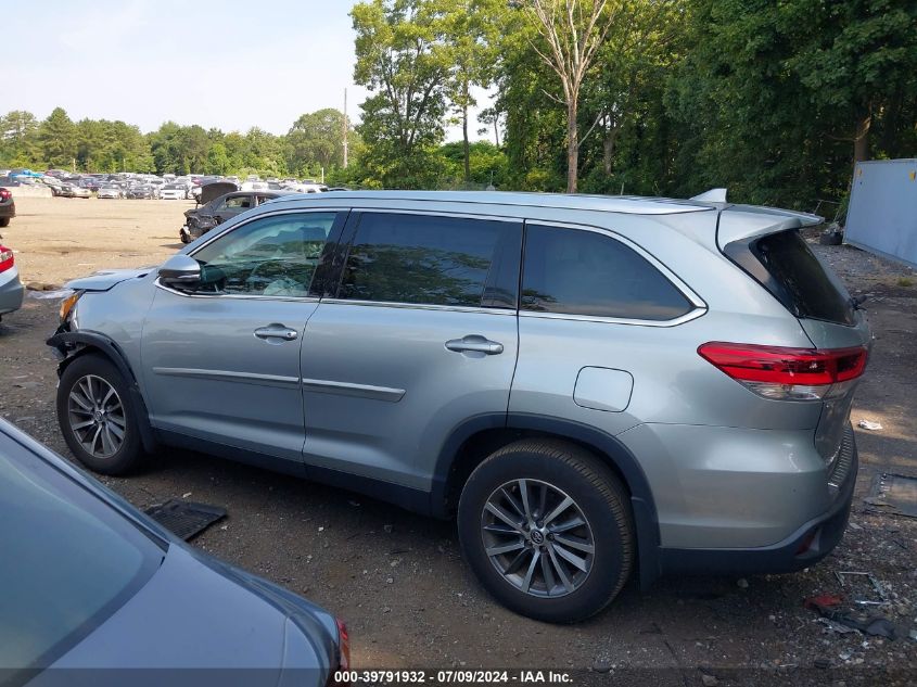 2019 Toyota Highlander Se/Xle VIN: 5TDJZRFH8KS922768 Lot: 39791932