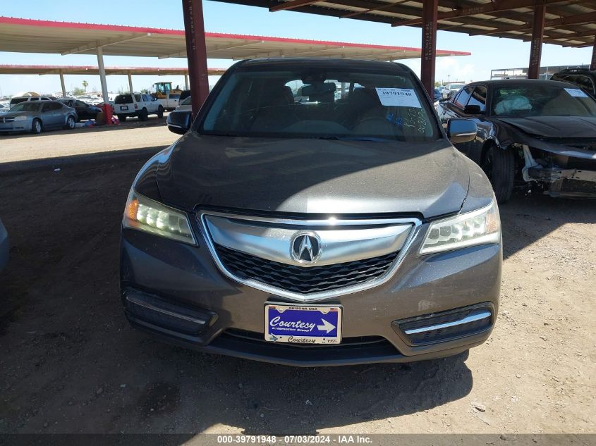 2014 Acura Mdx Technology VIN: 05FRYD4H41EB00817 Lot: 39791948