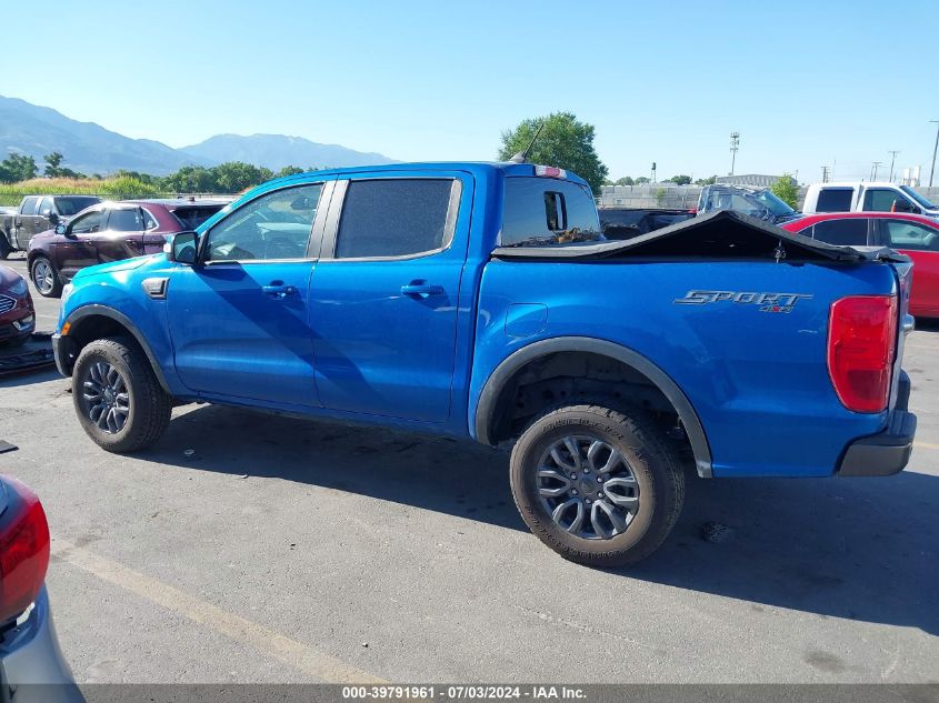 2021 Ford Ranger Lariat VIN: 1FTER4FH0MLD96130 Lot: 39791961