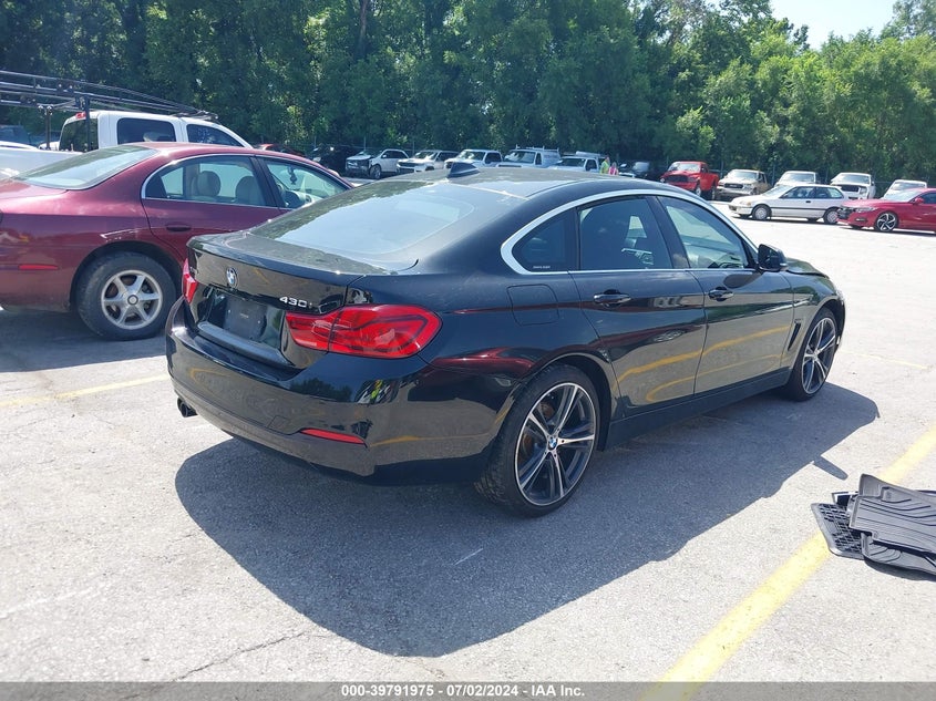 2019 BMW 430I Gran Coupe xDrive VIN: WBA4J3C57KBL05393 Lot: 39791975