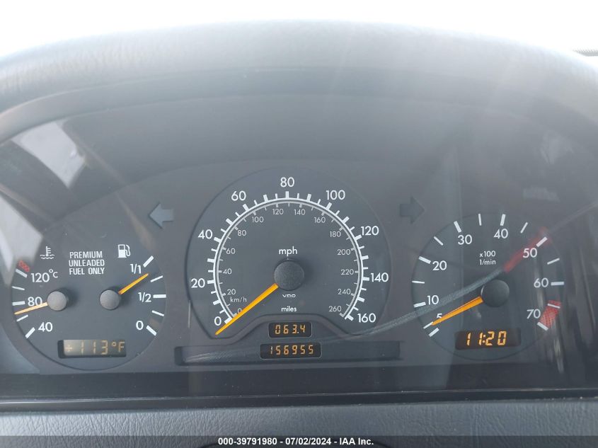 1997 Mercedes-Benz C 280 VIN: WDBHA28E5VF595958 Lot: 39791980