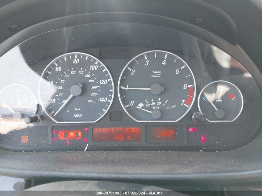 2001 BMW 330Ci VIN: WBABN53401JU31212 Lot: 39791993