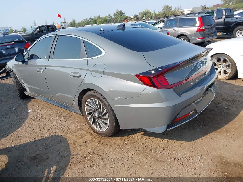 2022 Hyundai Sonata Hybrid Limited VIN: KMHL54JJ8NA049277 Lot: 39792001