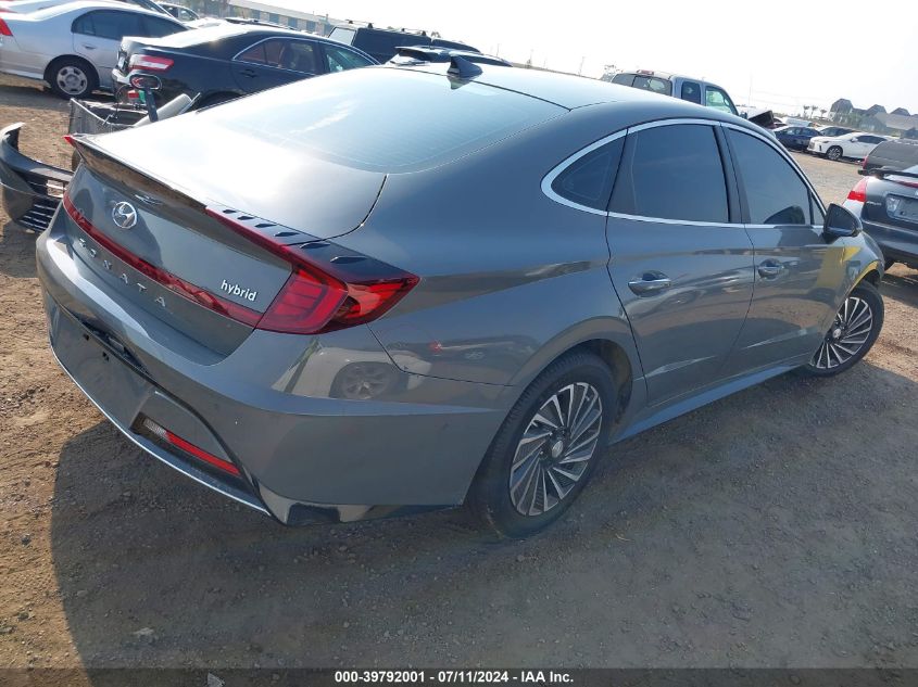 2022 Hyundai Sonata Hybrid Limited VIN: KMHL54JJ8NA049277 Lot: 39792001