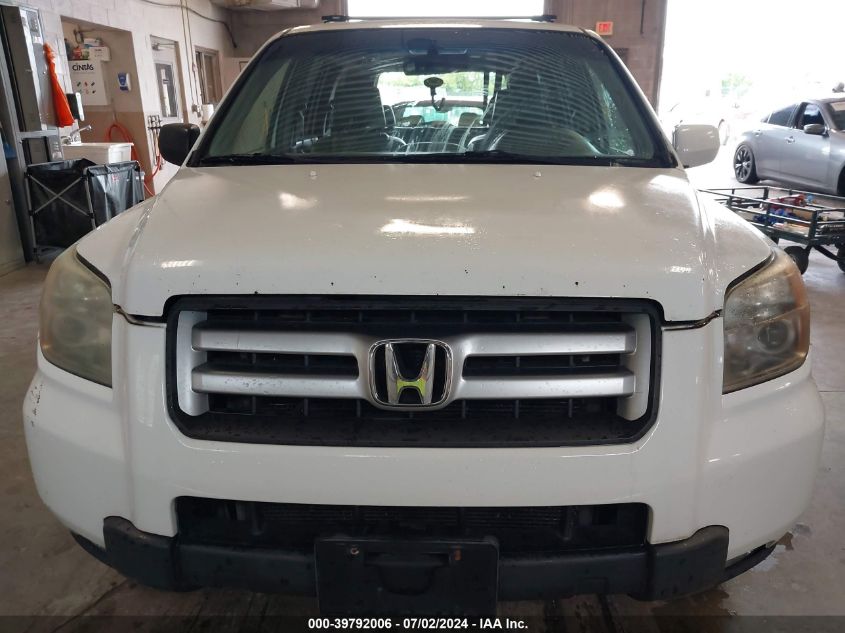 2006 Honda Pilot Ex-L VIN: 2HKYF18636H560641 Lot: 39792006