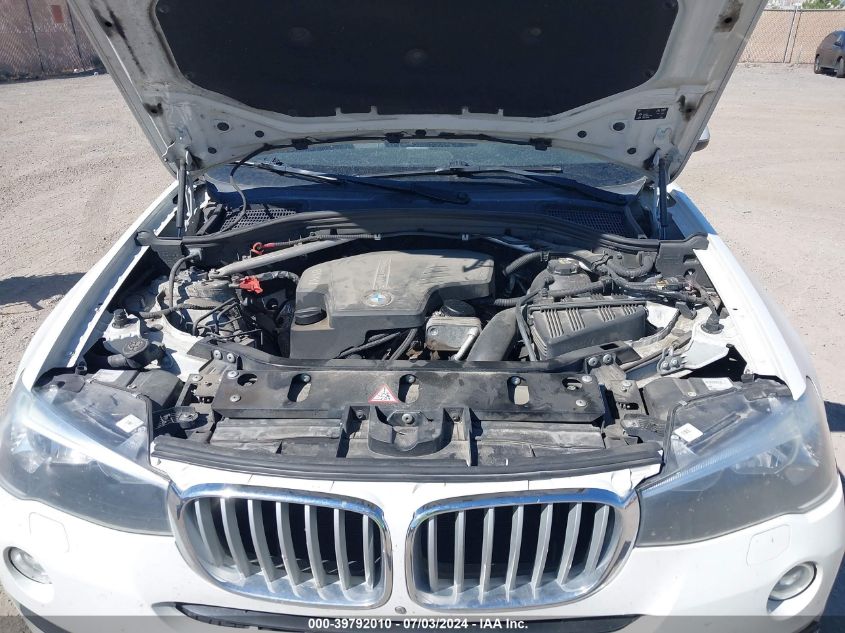 2016 BMW X3 xDrive28I VIN: 5UXWX9C59G0D88813 Lot: 39792010