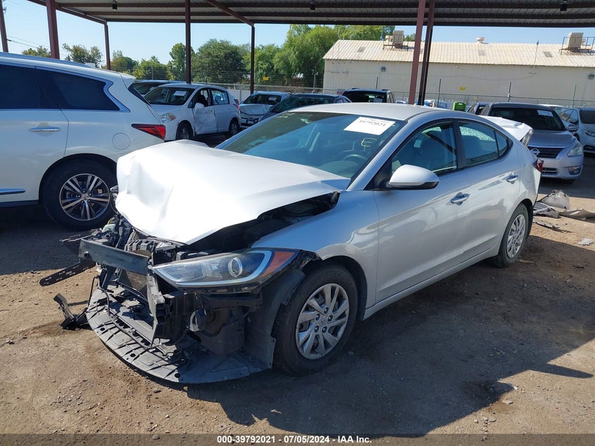 VIN KMHD74LF0HU109725 2017 HYUNDAI ELANTRA SE