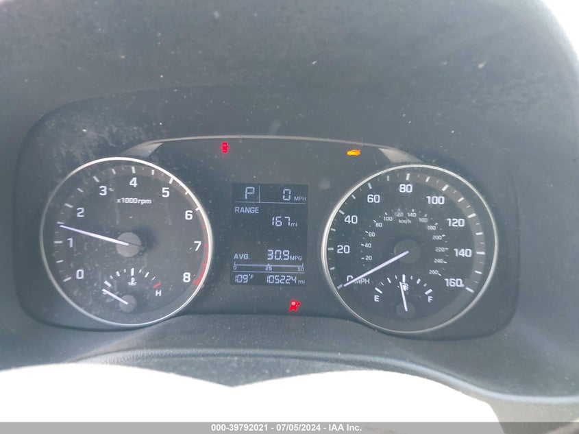 VIN KMHD74LF0HU109725 2017 HYUNDAI ELANTRA SE