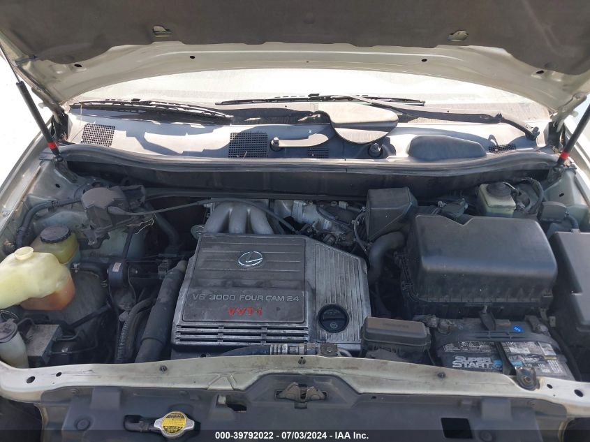 2000 Lexus Rx 300 VIN: JT6HF10U0Y0159050 Lot: 39792022