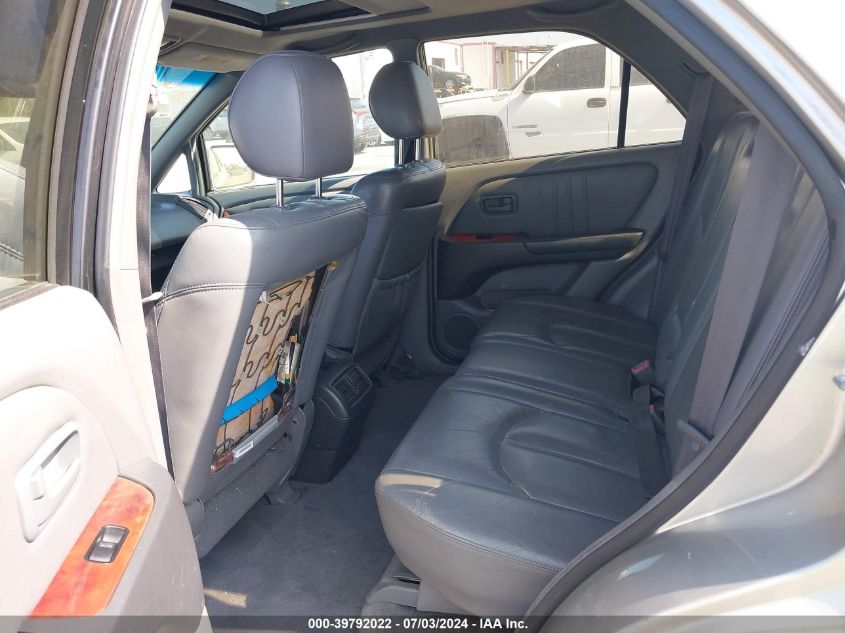 2000 Lexus Rx 300 VIN: JT6HF10U0Y0159050 Lot: 39792022