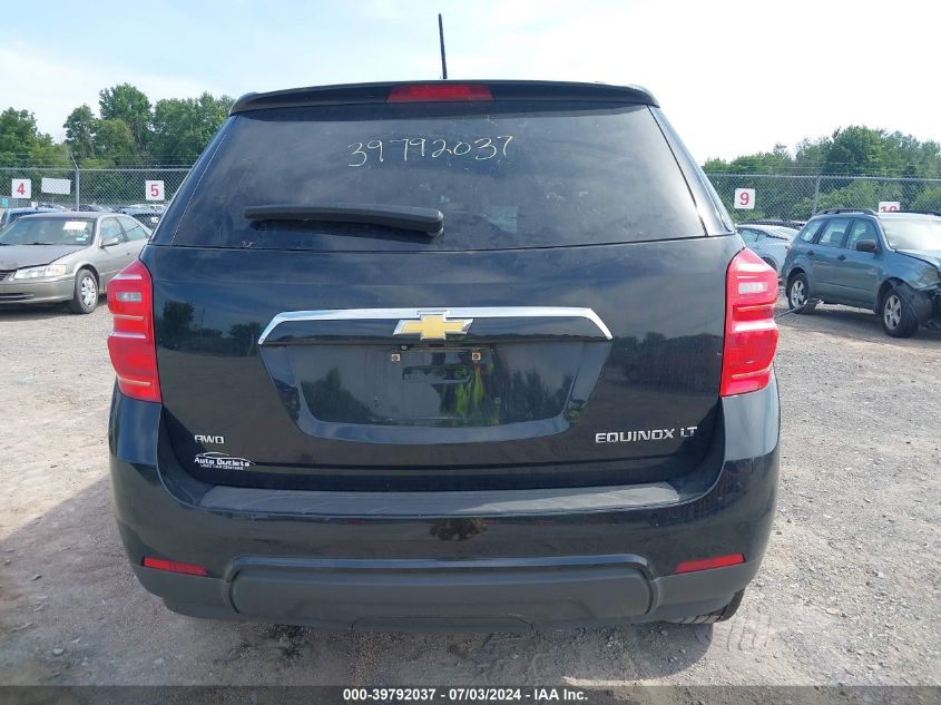 2016 Chevrolet Equinox Lt VIN: 2GNFLFEK3G6178315 Lot: 39792037