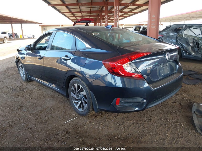 VIN 19XFC2F74JE031391 2018 HONDA CIVIC EX