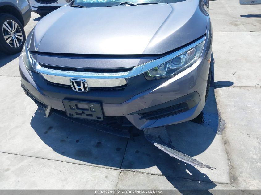 2018 Honda Civic Ex VIN: 2HGFC2F76JH588258 Lot: 39792051