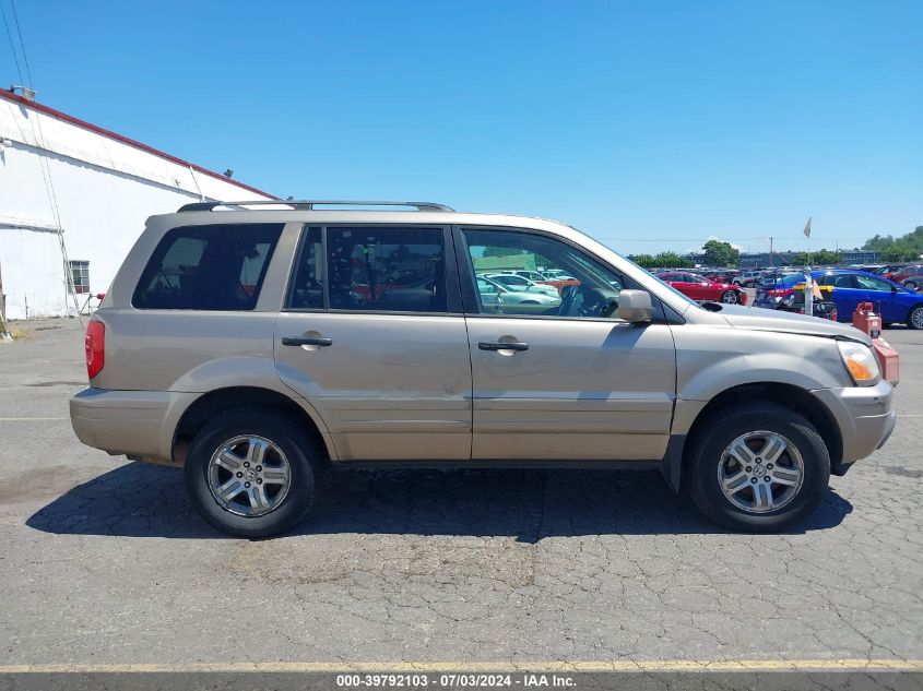 2003 Honda Pilot Ex-L VIN: 2HKYF18503H571423 Lot: 39792103