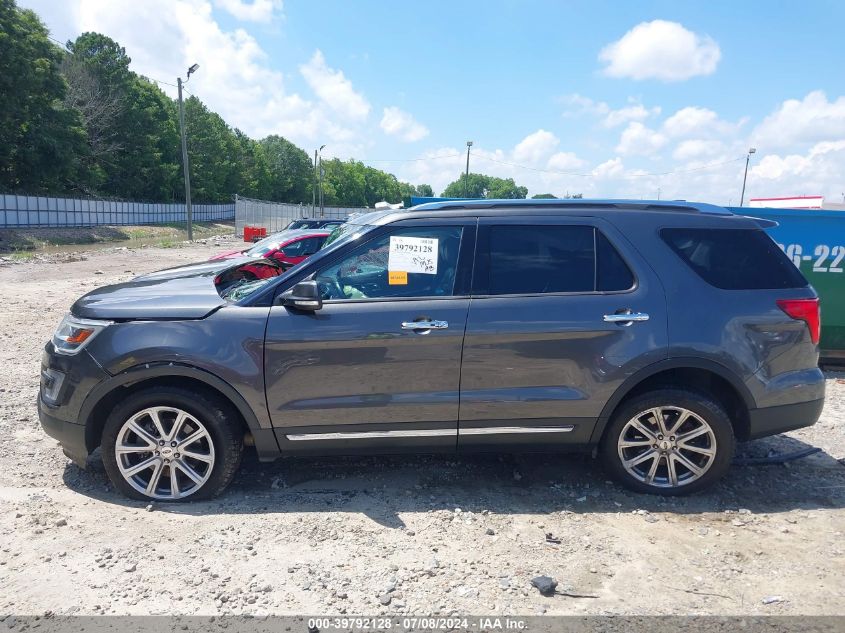 2017 Ford Explorer Limited VIN: 1FM5K7F88HGC06557 Lot: 39792128