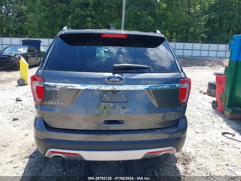 2017 Ford Explorer Limited VIN: 1FM5K7F88HGC06557 Lot: 39792128