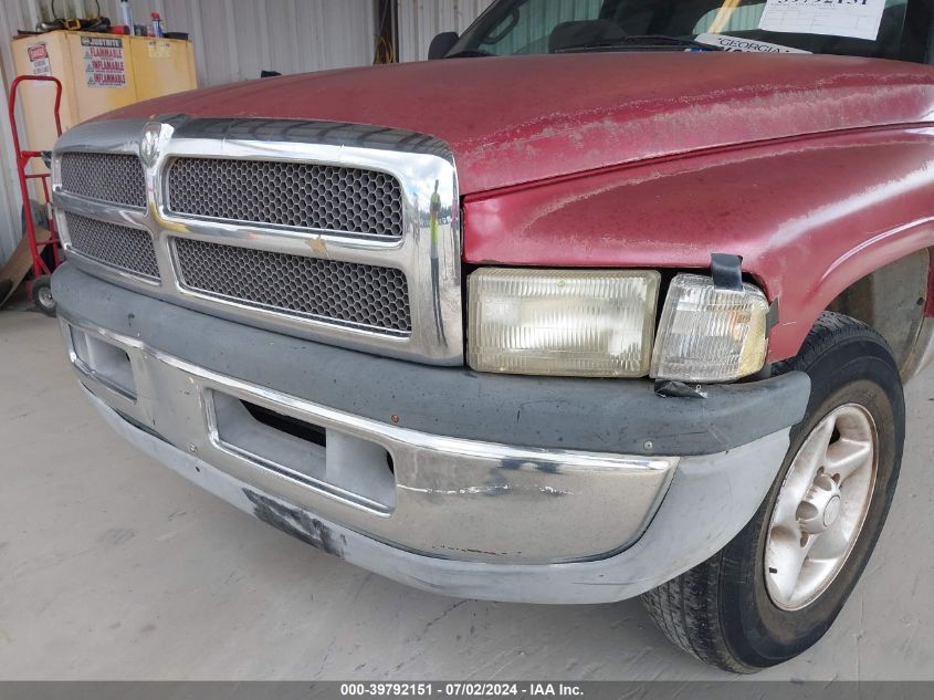1998 Dodge Ram 1500 St VIN: 3B7HC13Z5WG225528 Lot: 39792151